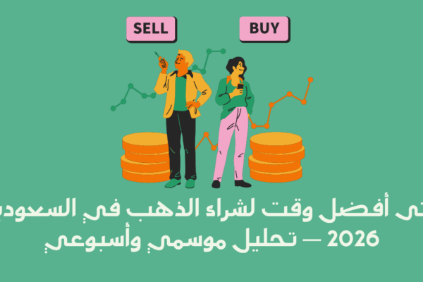 متى أفضل وقت لشراء الذهب في السعودية؟ (دليل التوقيت المثالي 2026)